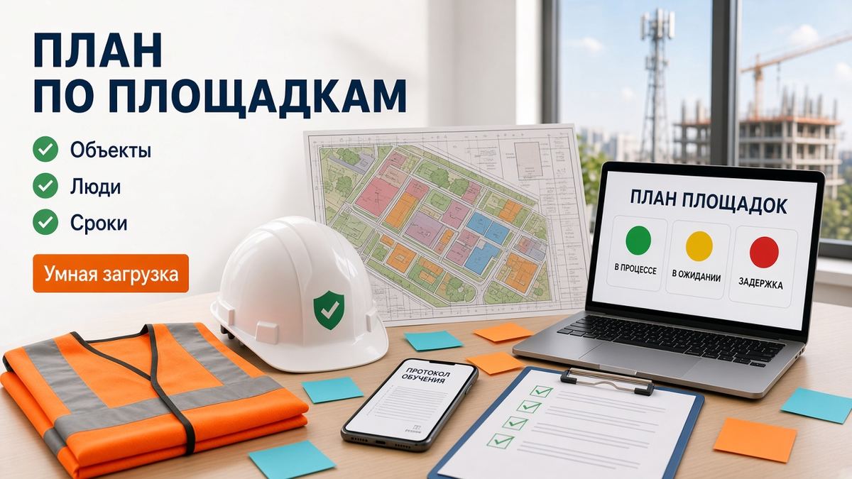 План по площадкам
